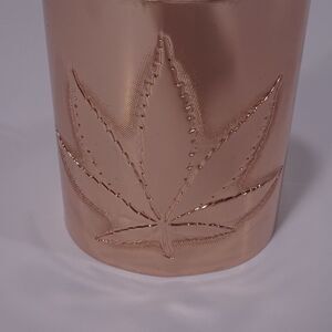 Joomi Lim Gold Leaf Wide Cuff Bracelet in Rose GOLD